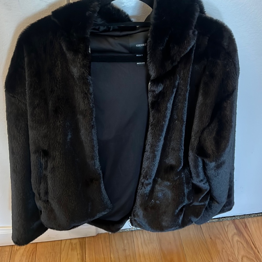 Forever 21 fur jacket